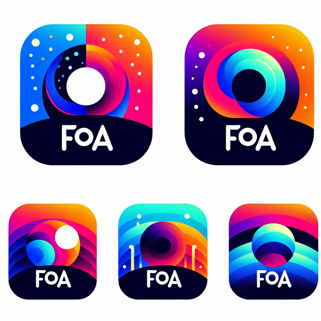 A logo for FoaFoa, a site dedicated to exploring the world of Foa, capturing the essence of adventure and discovery in a modern and vibrant design that reflects the spirit of exploration and curiosity.